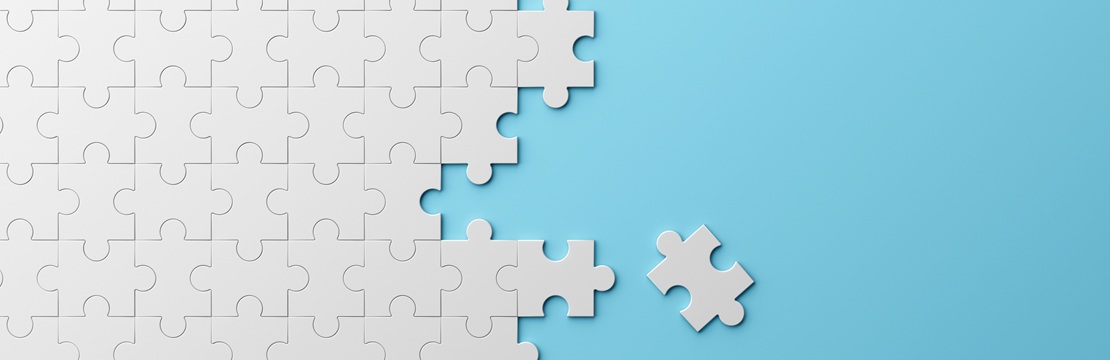 Missing puzzle pieces represent strategies to help bridge health care costs for early retirees before Medicare eligibility.